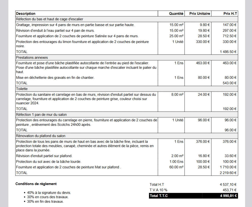 obtenez rapidement un devis personnalisé pour vos travaux de rénovation. comparez les prix, choisissez des professionnels qualifiés et réalisez votre projet en toute confiance !